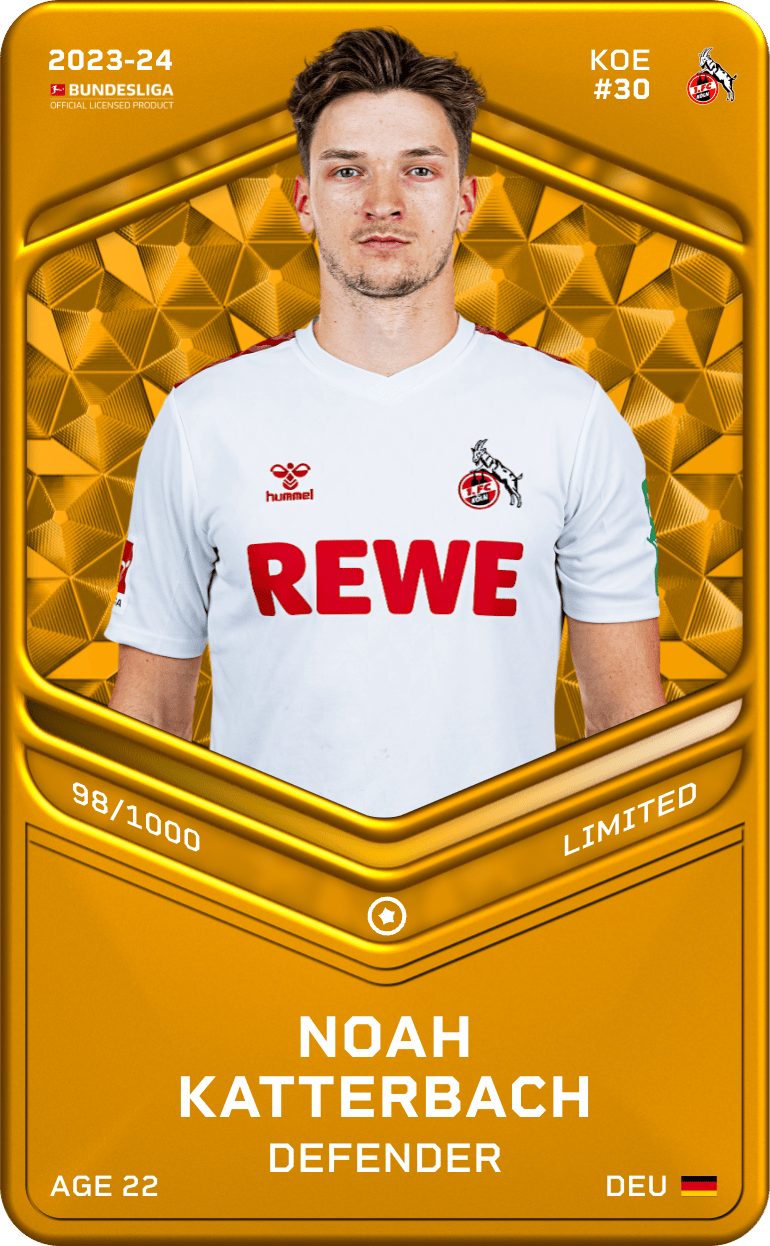 Noah Katterbach 2023-24 • Limited 98/1000