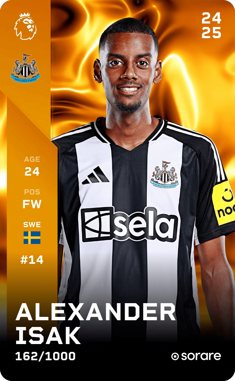 Alexander Isak 2024-25 • Limited 162/1000