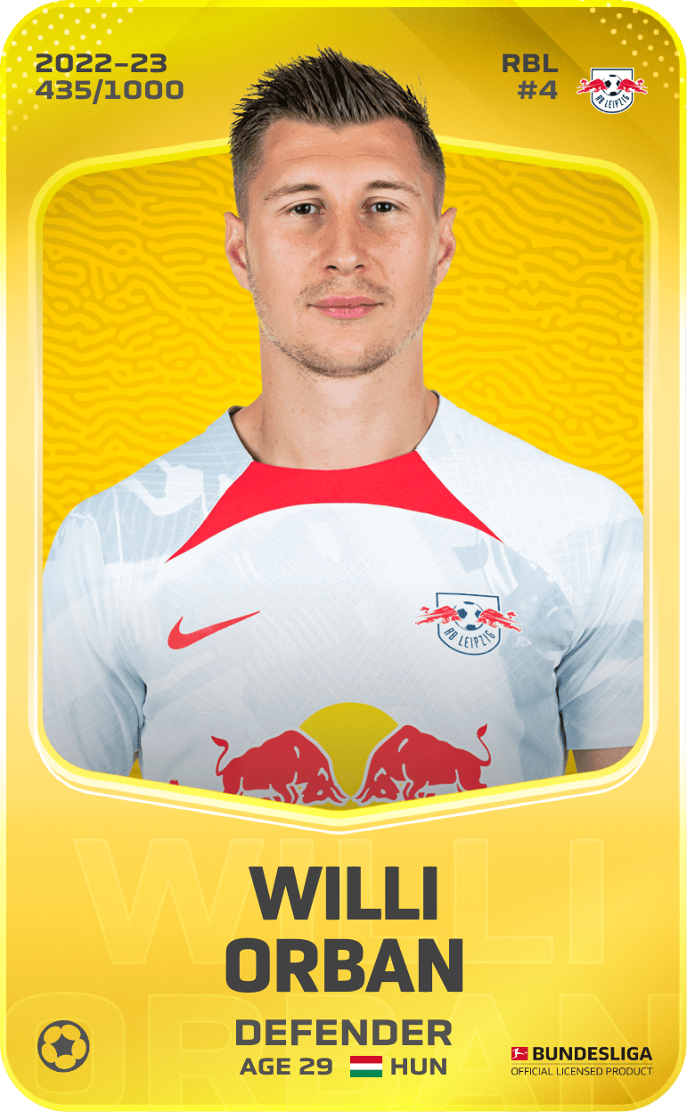 Willi Orban 2022-23 • Limited 435/1000