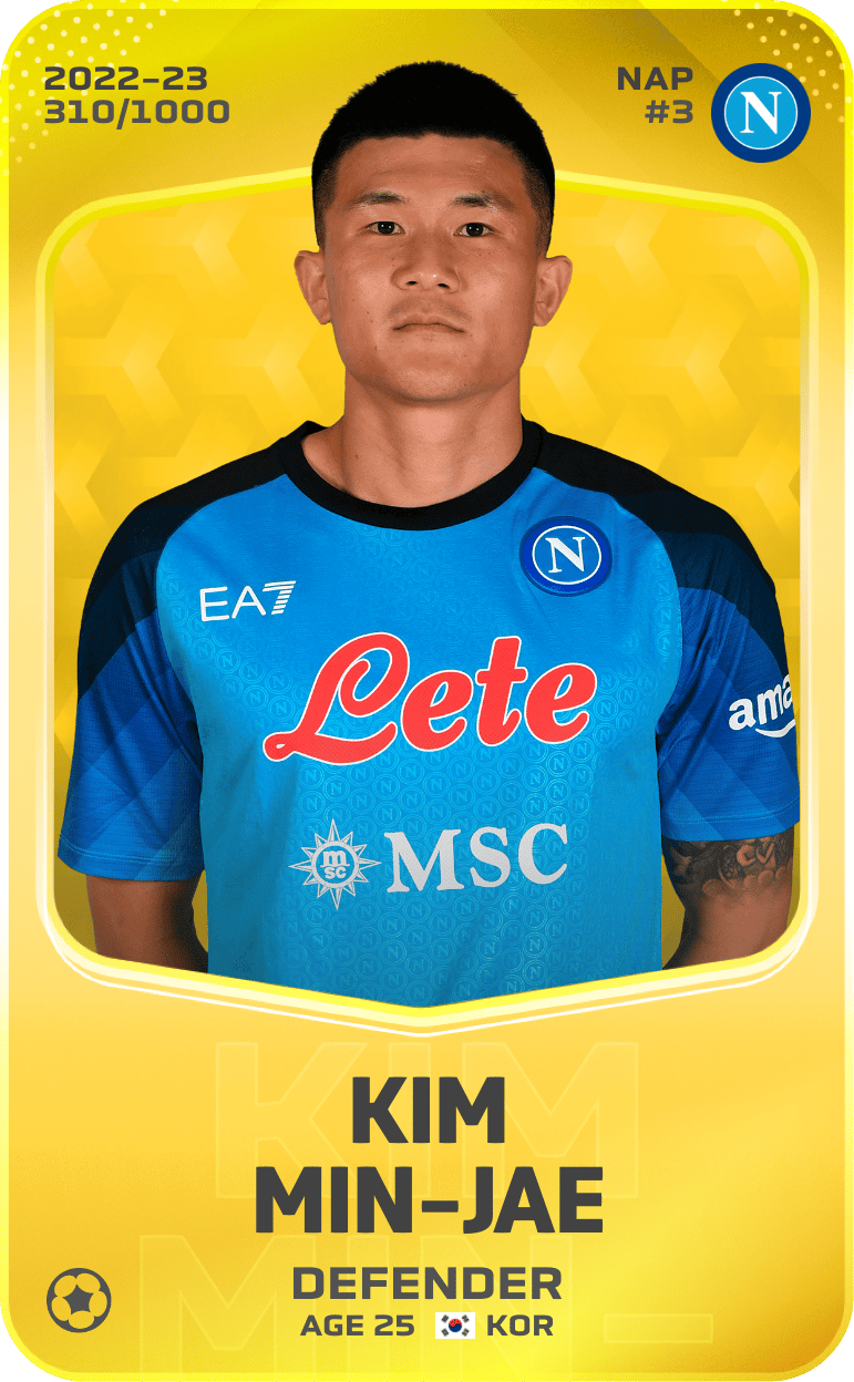 Kim Min-Jae 2022-23 • Limited 310/1000