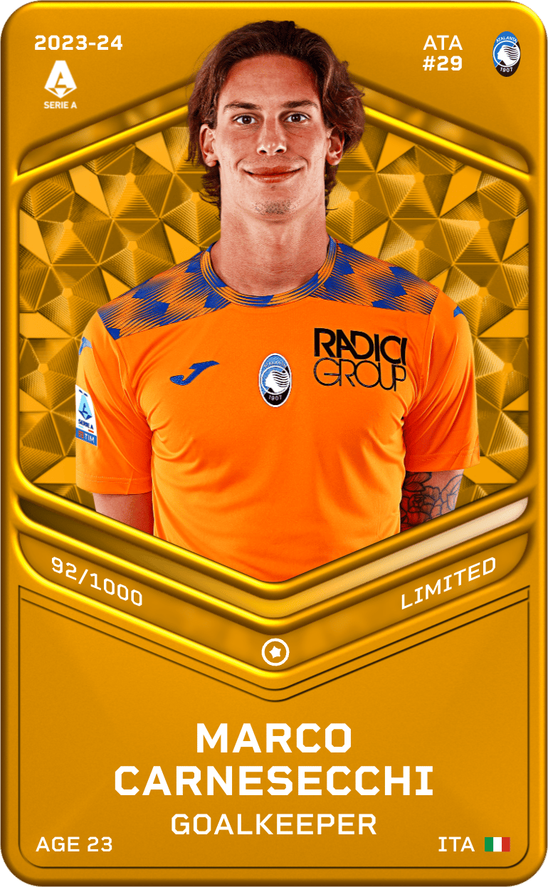 Marco Carnesecchi 2023-24 • Limited 92/1000