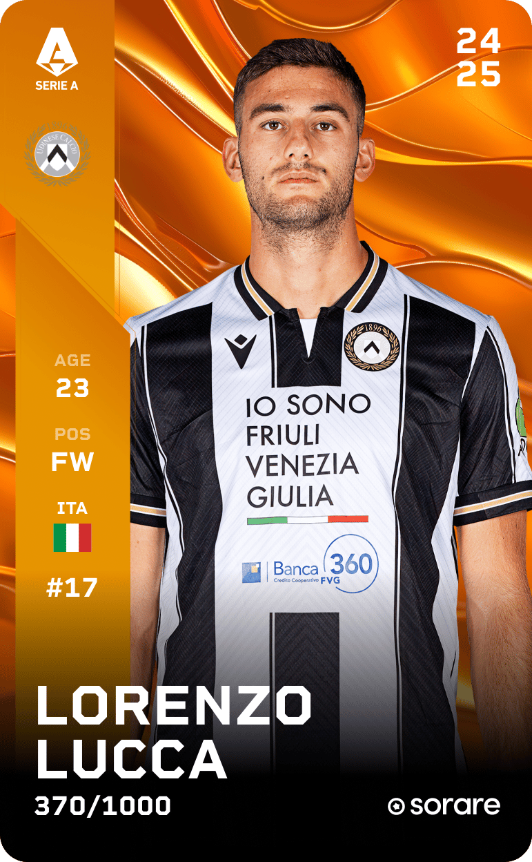 Lorenzo Lucca 2024-25 • Limited 370/1000