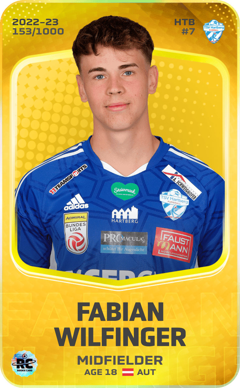 Fabian Wilfinger 2022-23 • Limited 153/1000