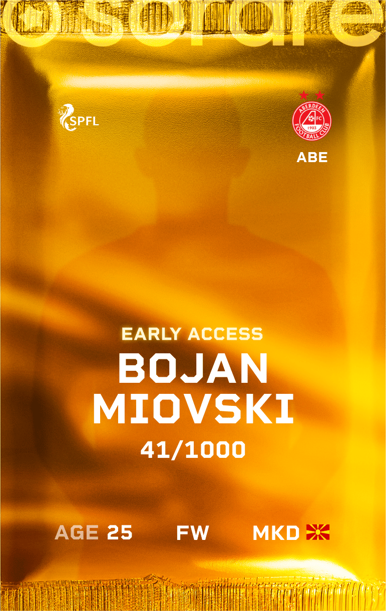 Bojan Miovski 2024-25 • Limited 41/1000