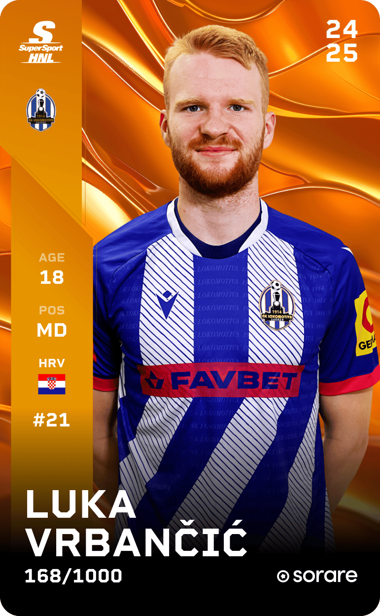 Luka Vrbančić 2024-25 • Limited 168/1000