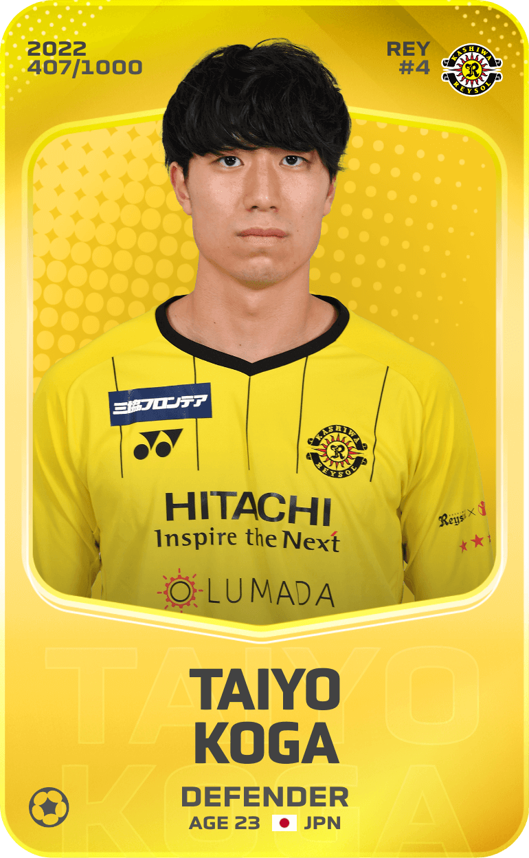 Taiyo Koga 2022-23 • Limited 407/1000