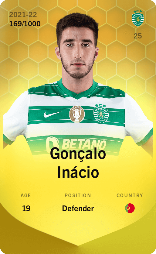 Gonçalo Inácio 2021-22 • Limited 169/1000