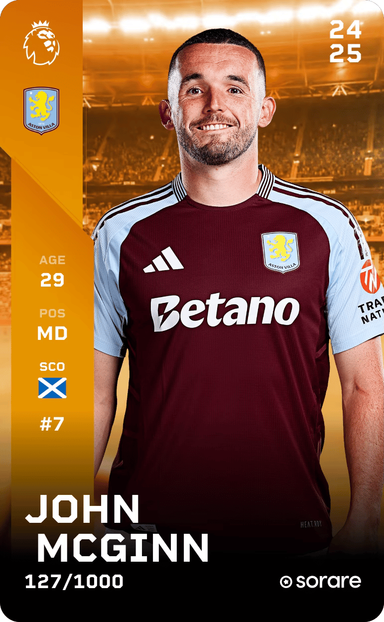 John  McGinn 2024-25 • Limited 127/1000