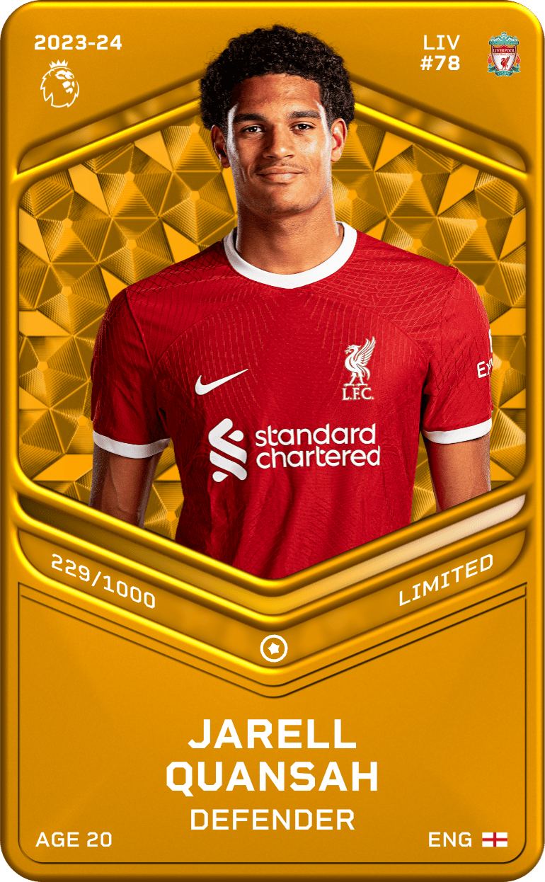 Jarell Quansah 2023-24 • Limited 229/1000