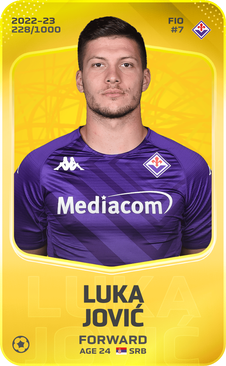 Luka Jović 2022-23 • Limited 228/1000