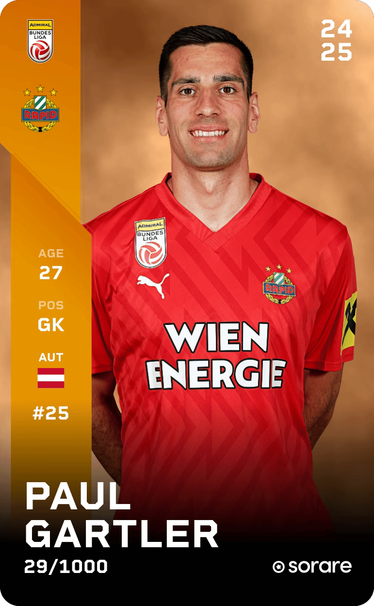 Paul Gartler 2024-25 • Limited 29/1000