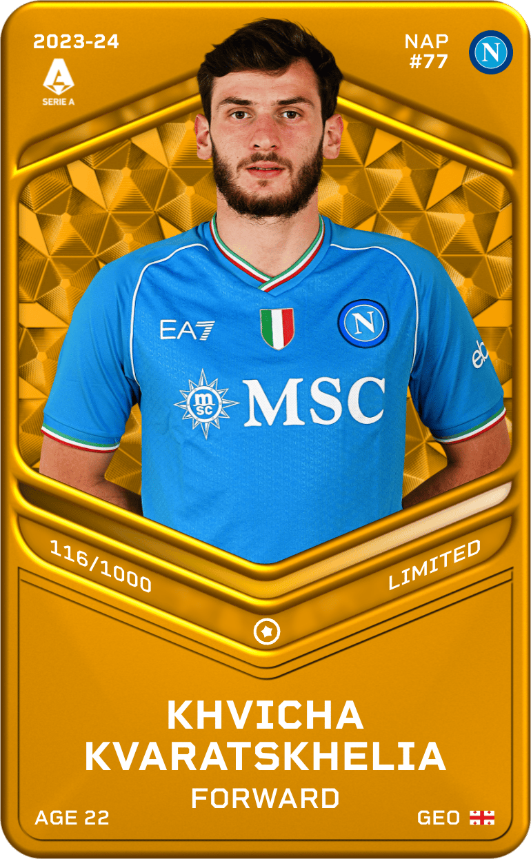 Khvicha Kvaratskhelia 2023-24 • Limited 116/1000