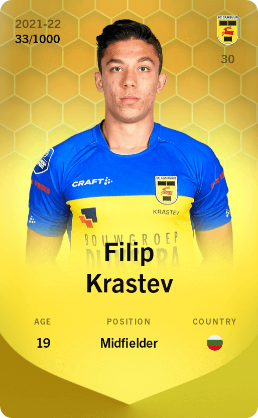 Filip Krastev 2021-22 • Limited 33/1000