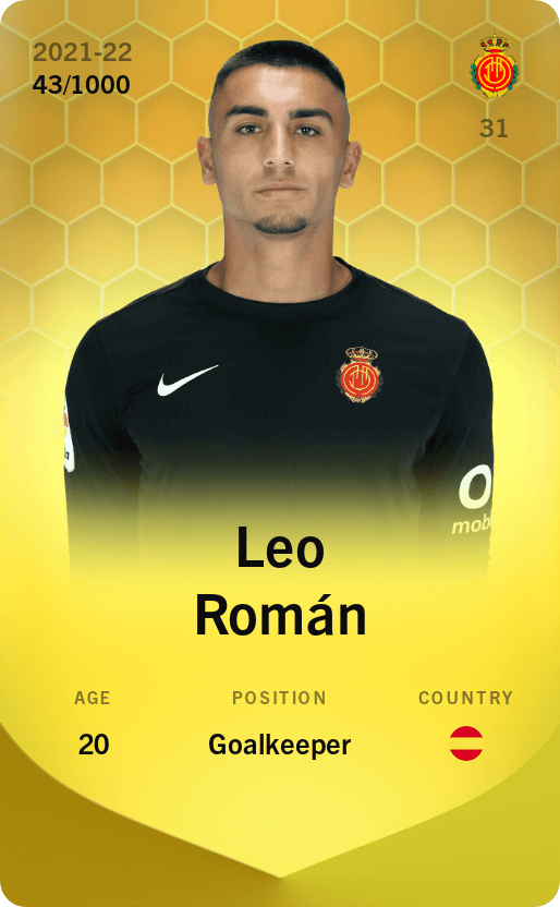 Leo Román 2021-22 • Limited 43/1000