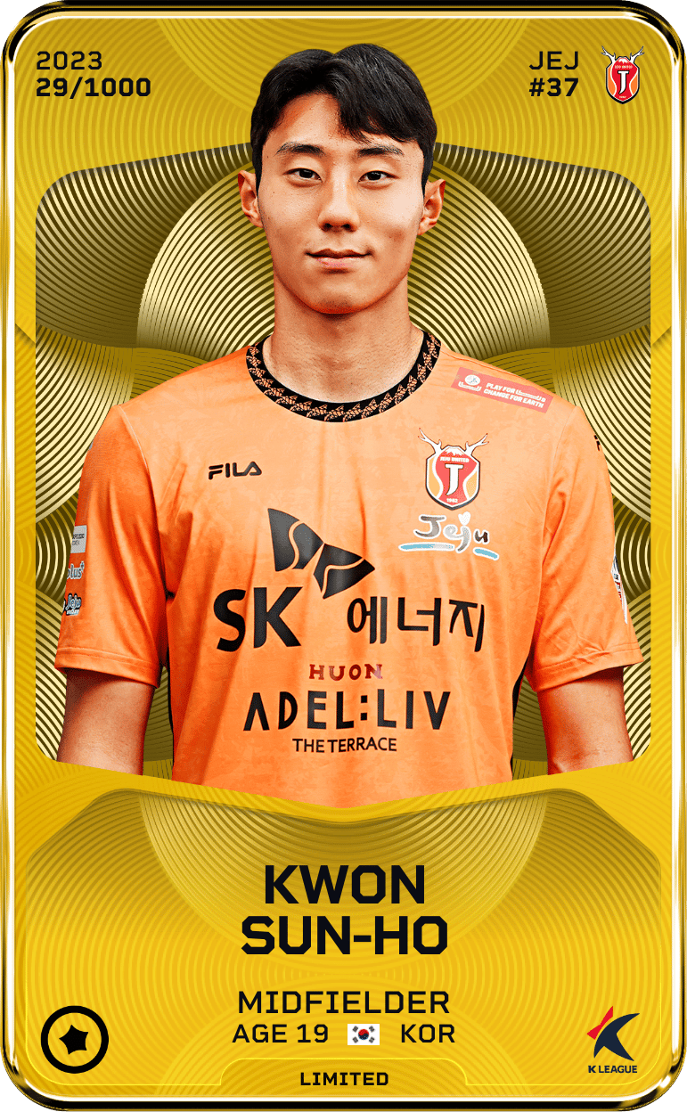 Kwon Sun-Ho 2023-24 • Limited 29/1000