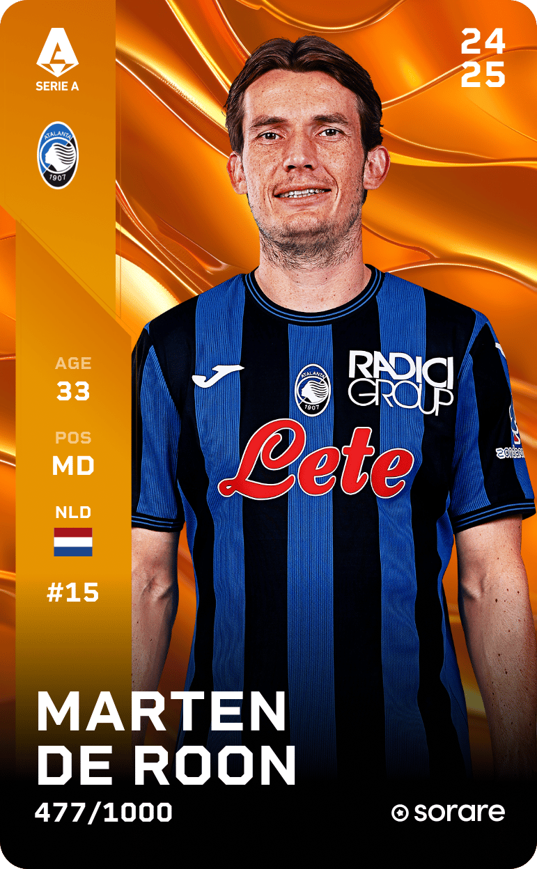 Marten de Roon 2024-25 • Limited 477/1000