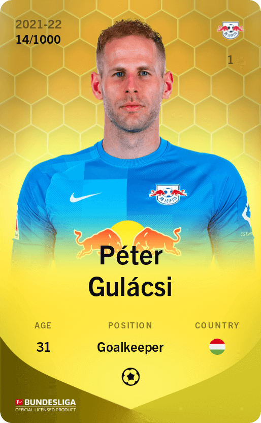 Péter Gulácsi 2021-22 • Limited 14/1000