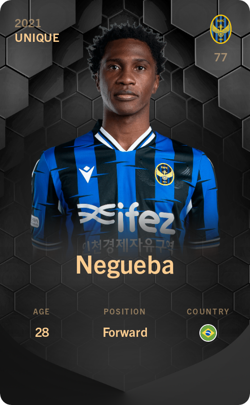 Sorare - Sorare Official - Negueba 2021-22 • Unique - NFT # 95265822243397273872620202320026921889422067060387038438415384326111921350038