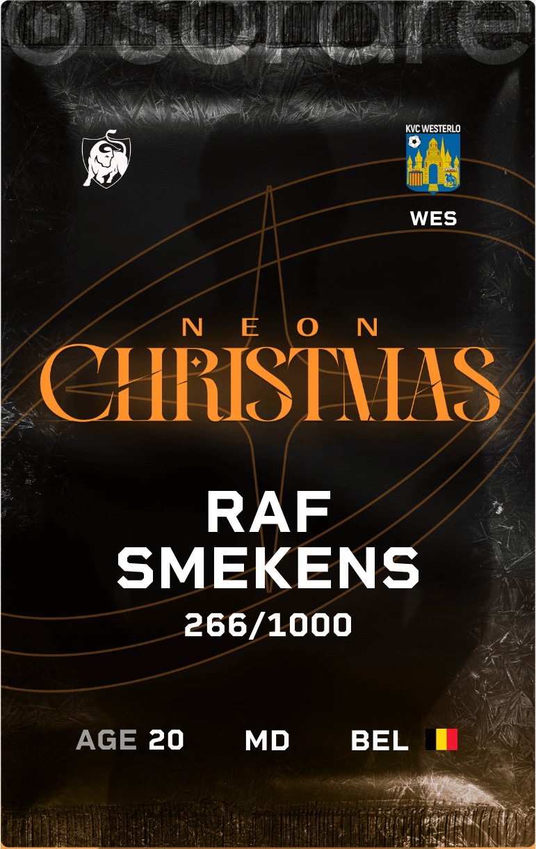 Raf Smekens 2024-25 • Limited 266/1000