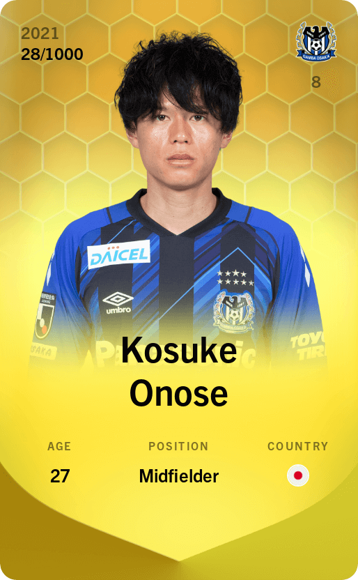 Kosuke Onose 2021-22 • Limited 28/1000
