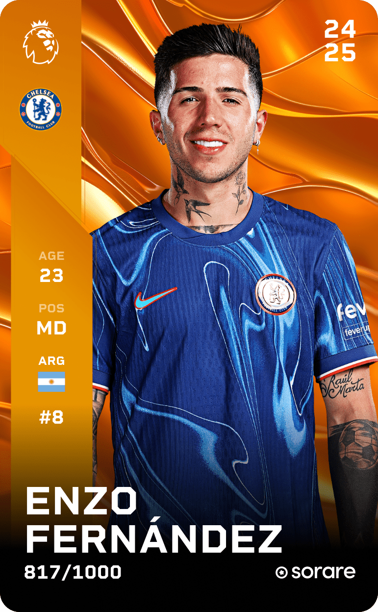 Enzo Fernández 2024-25 • Limited 817/1000