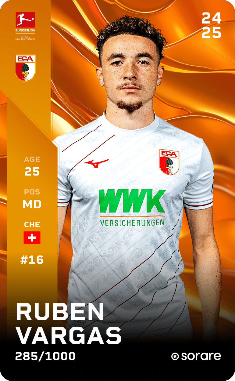 Ruben Vargas 2024-25 • Limited 285/1000