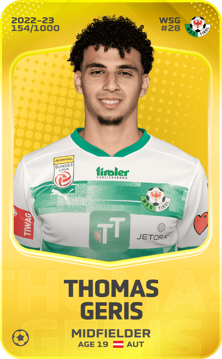Thomas Geris 2022-23 • Limited 154/1000
