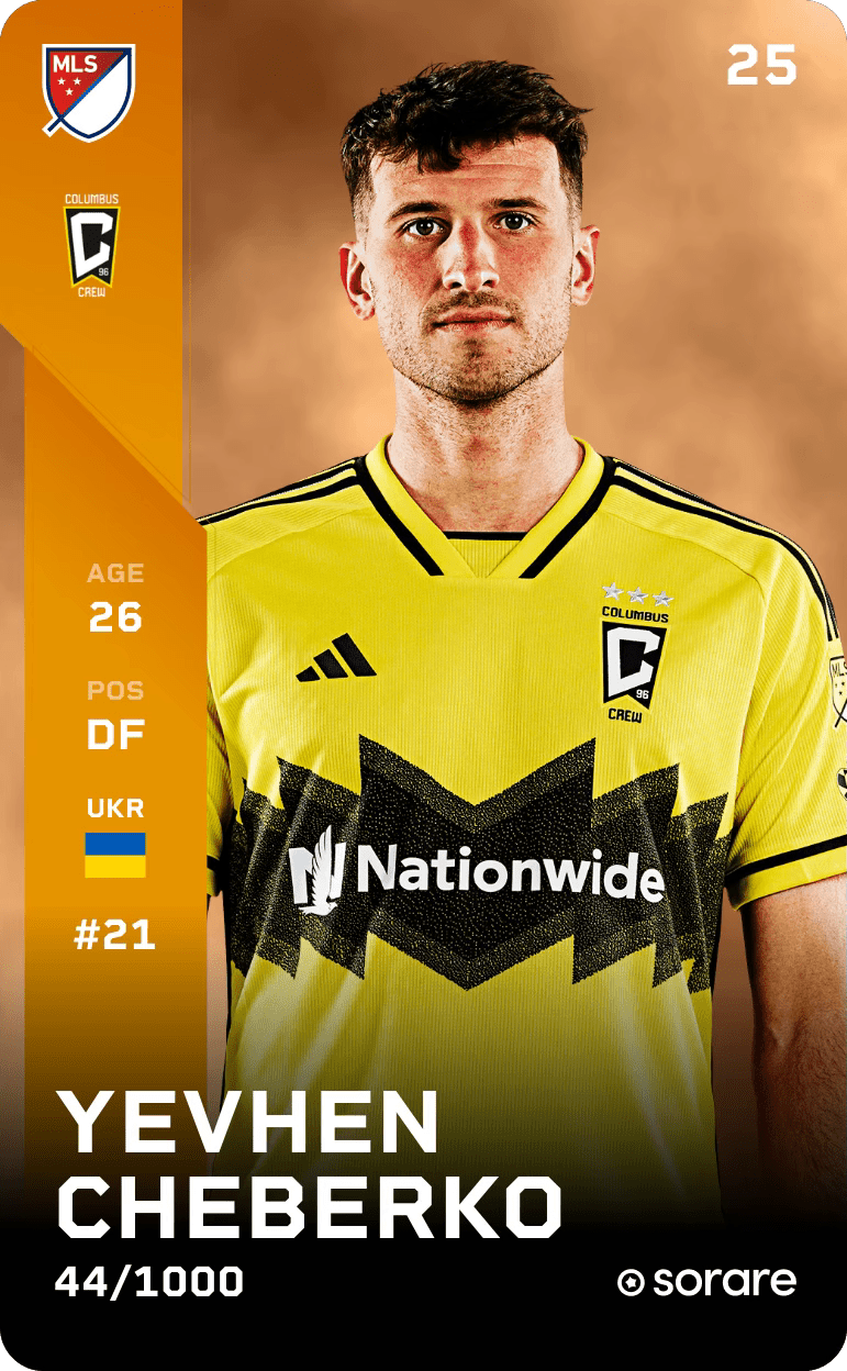 Yevhen Cheberko 2025-26 • Limited 44/1000