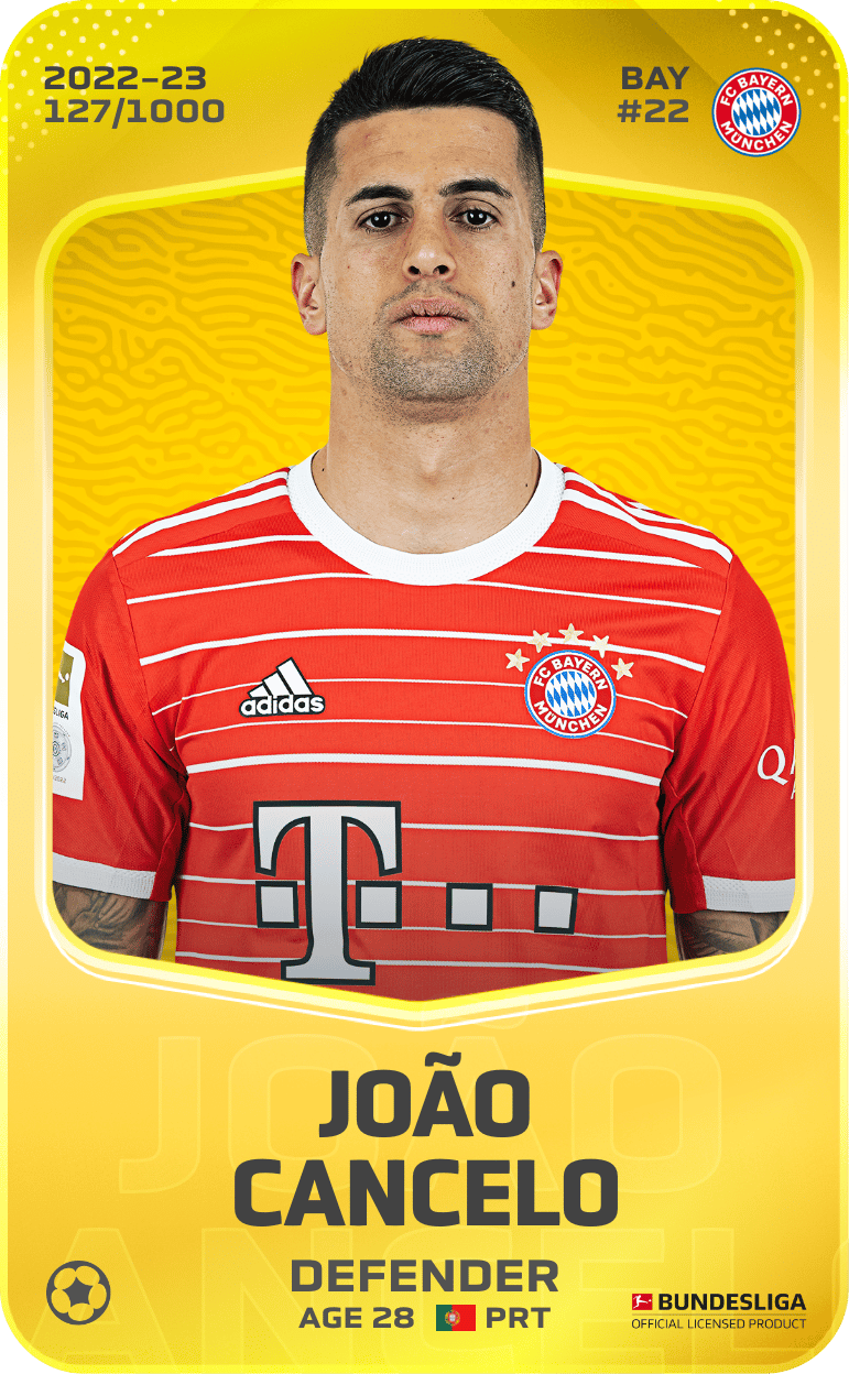 João Cancelo 2022-23 • Limited 127/1000