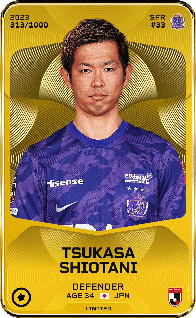 Tsukasa Shiotani 2023-24 • Limited 313/1000