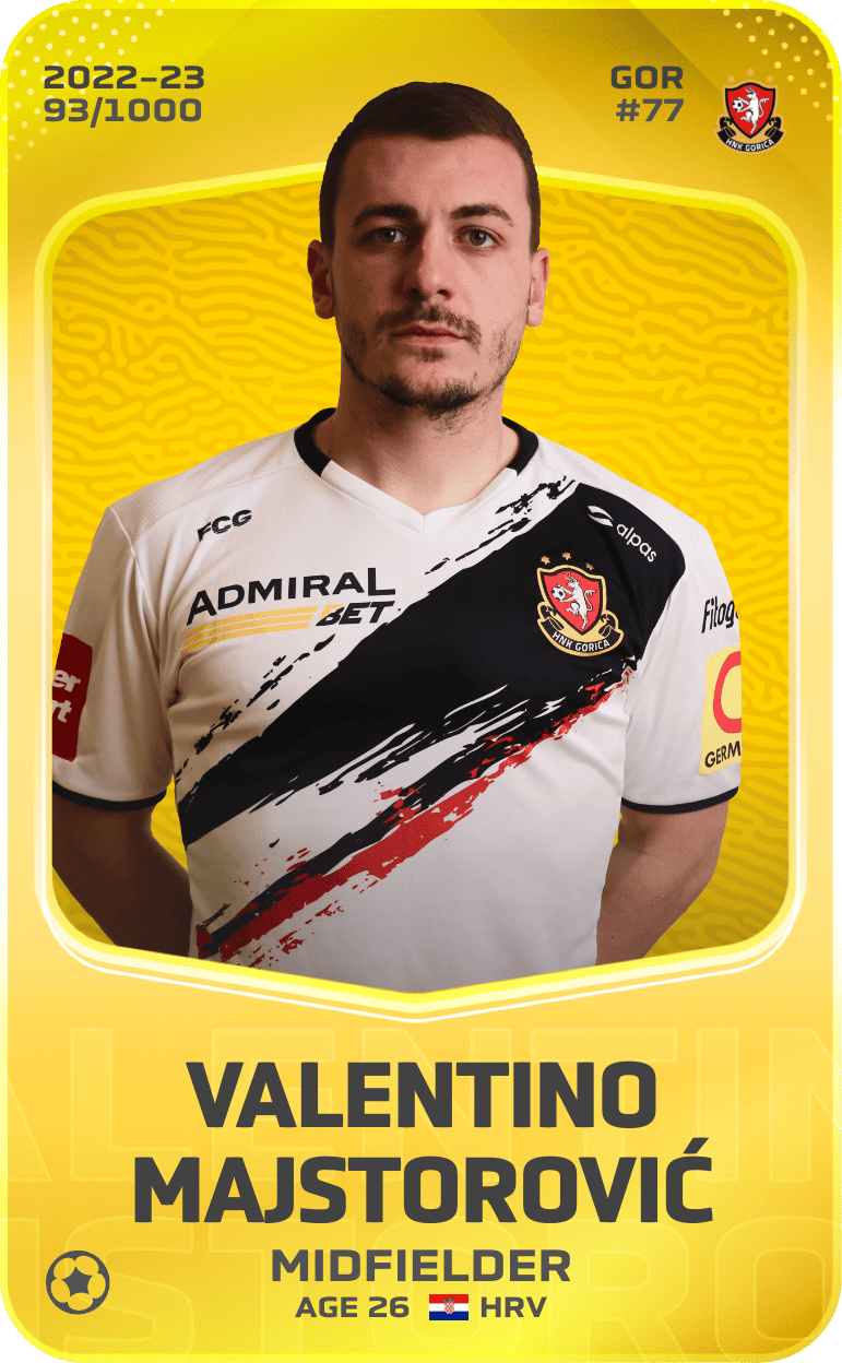 Valentino Majstorović 2022-23 • Limited 93/1000