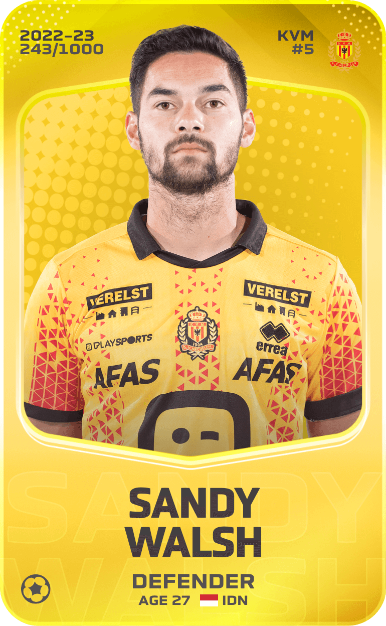 Sandy Walsh 2022-23 • Limited 243/1000