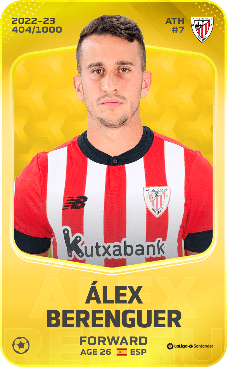 Álex Berenguer 2022-23 • Limited 404/1000