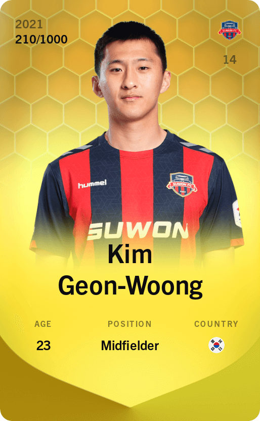 Kim Geon-Woong 2021-22 • Limited 210/1000