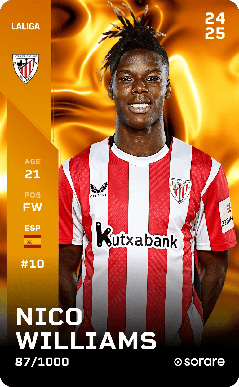 Nico Williams 2024-25 • Limited 87/1000