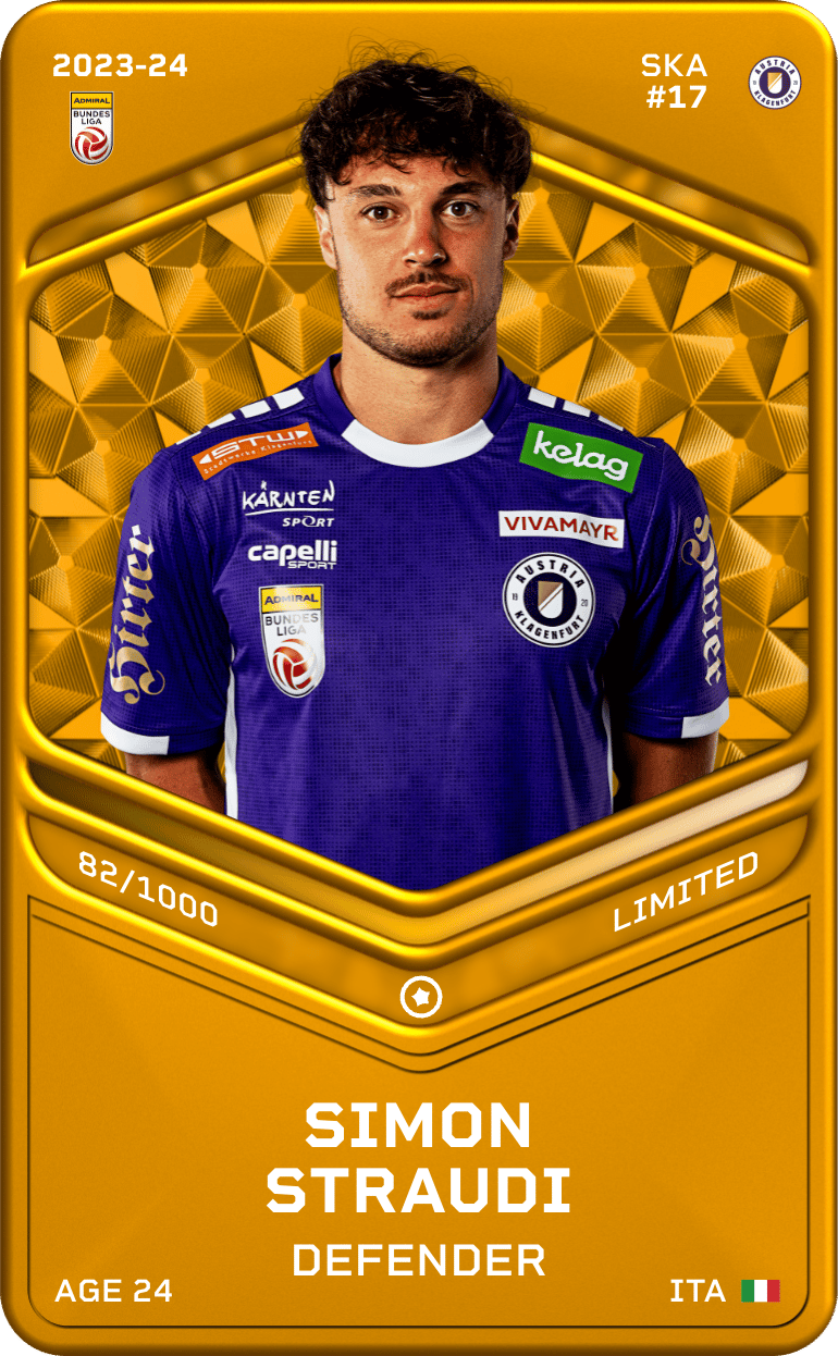 Simon Straudi 2023-24 • Limited 82/1000