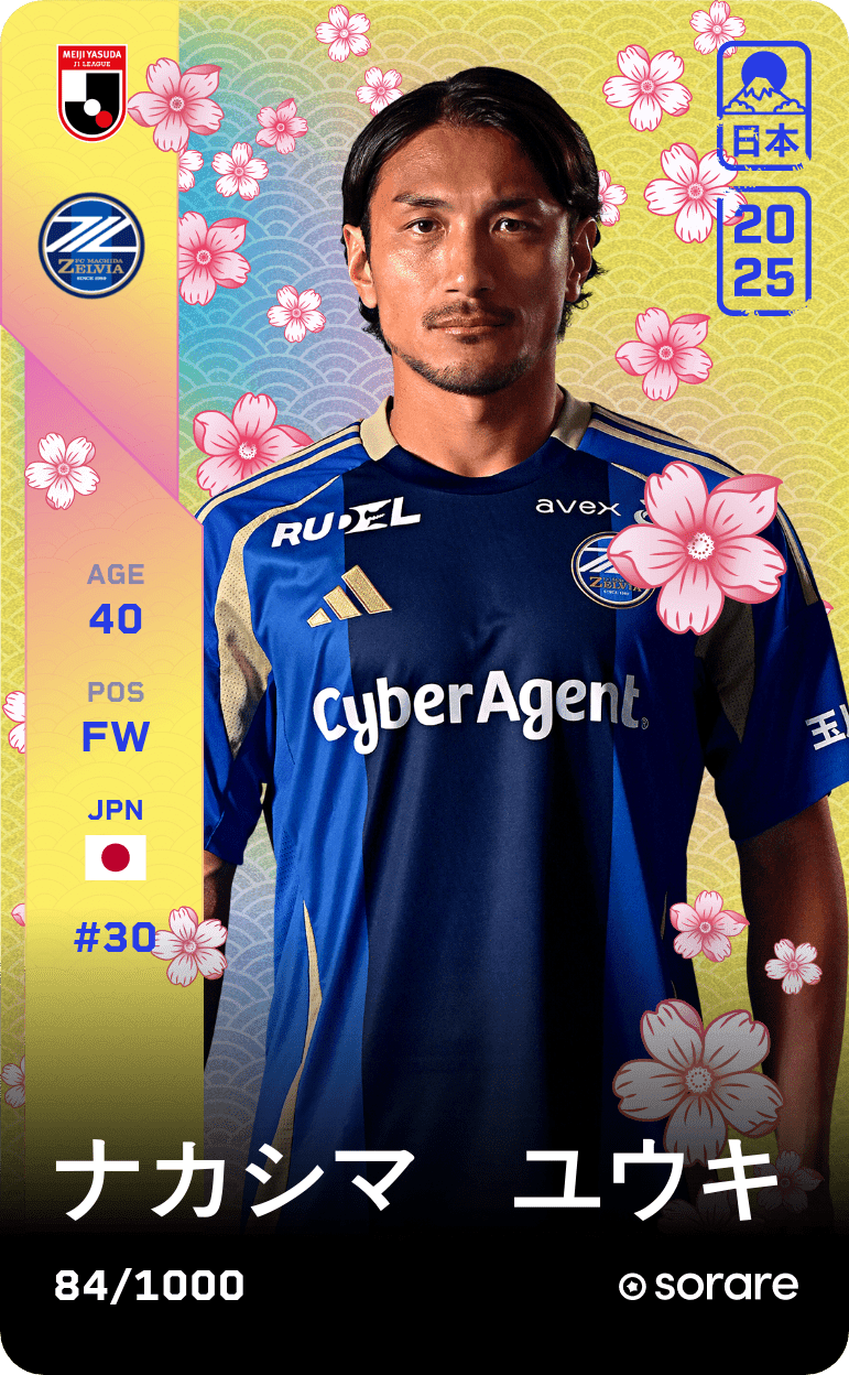 Yuki Nakashima 2025-26 • Limited 84/1000