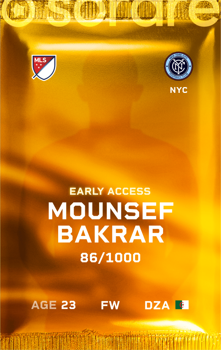 Monsef Bakrar 2025-26 • Limited 86/1000