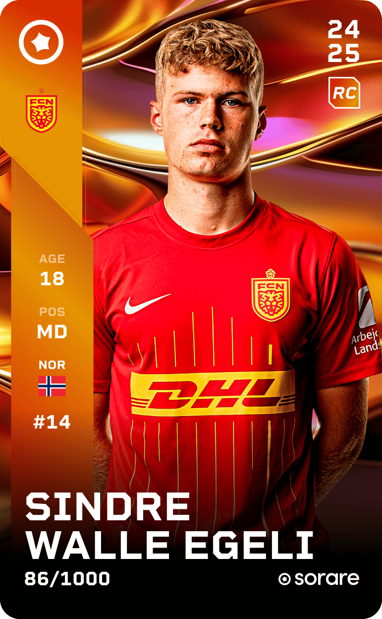 Sindre Egeli 2024-25 • Limited 86/1000