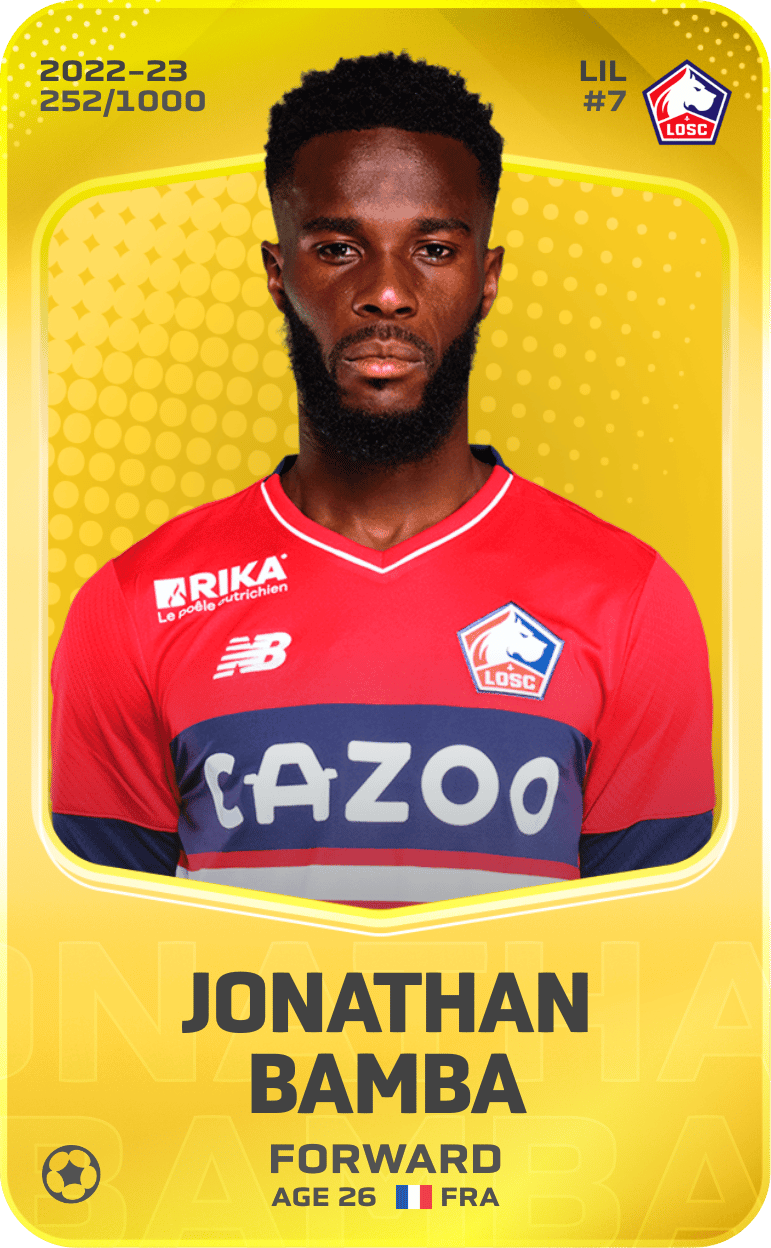 Jonathan Bamba 2022-23 • Limited 252/1000