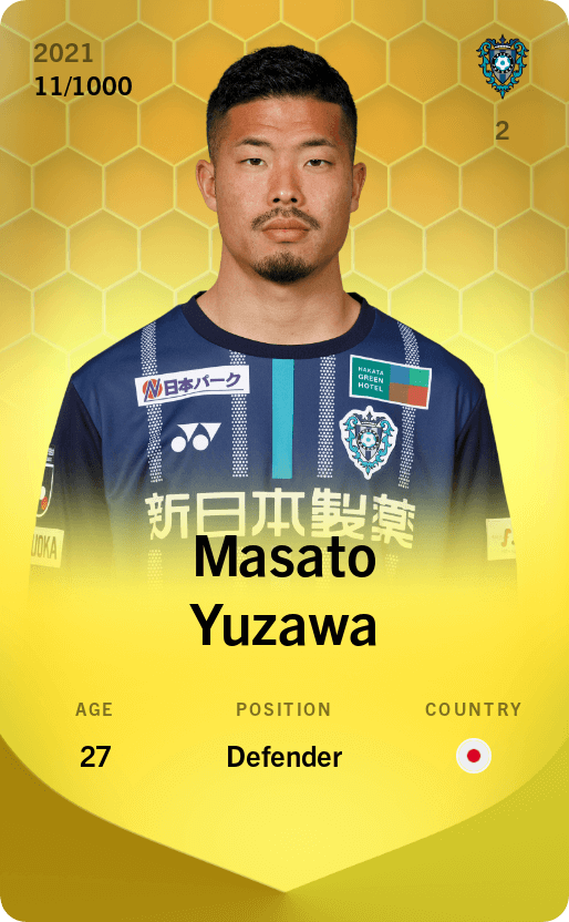 Masato Yuzawa 2021-22 • Limited 11/1000