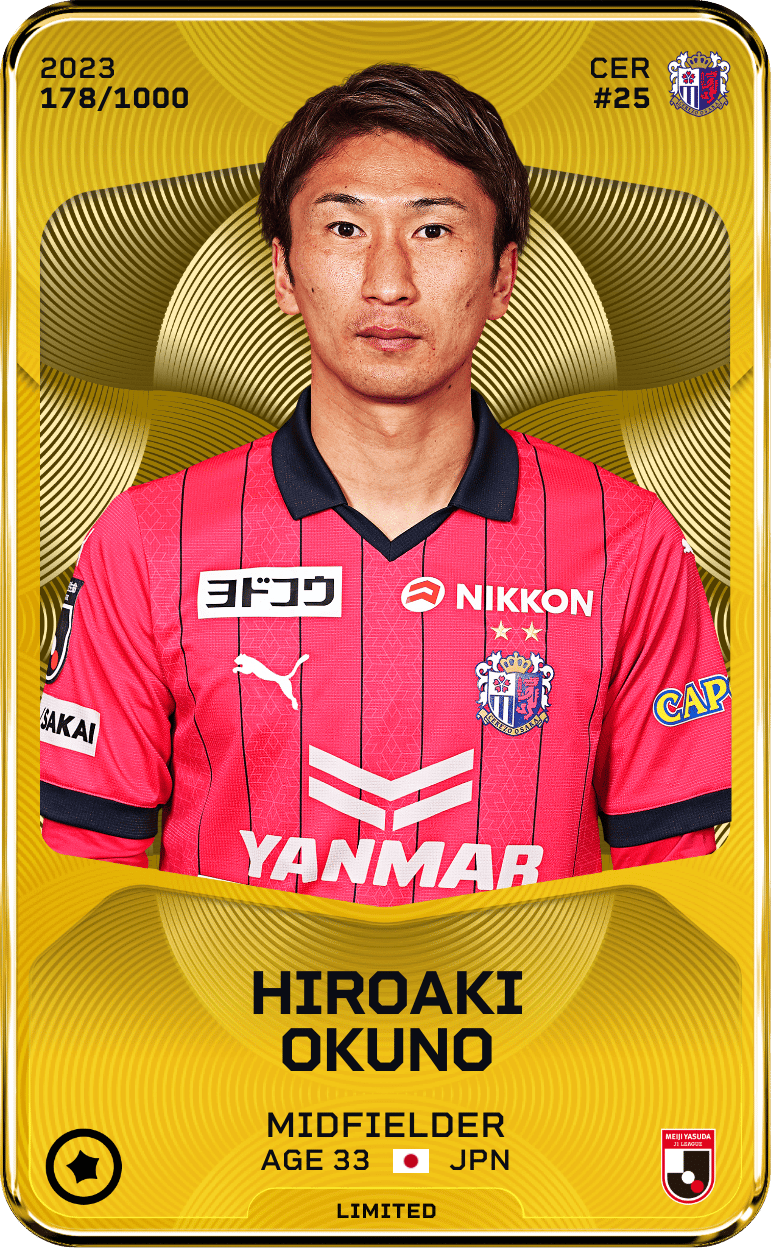 Hiroaki Okuno 2023-24 • Limited 178/1000