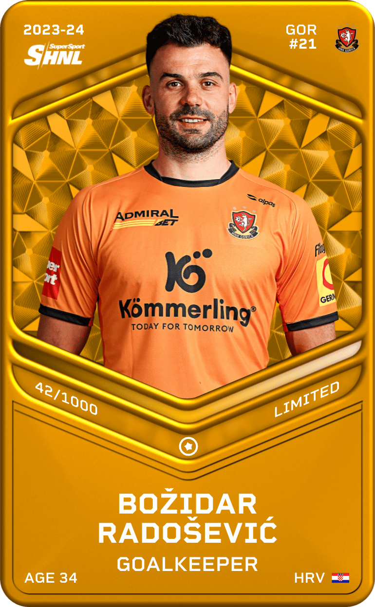 Božidar Radošević 2023-24 • Limited 42/1000