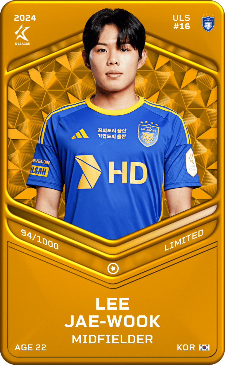 Lee Jae-Wook 2024-25 • Limited 94/1000