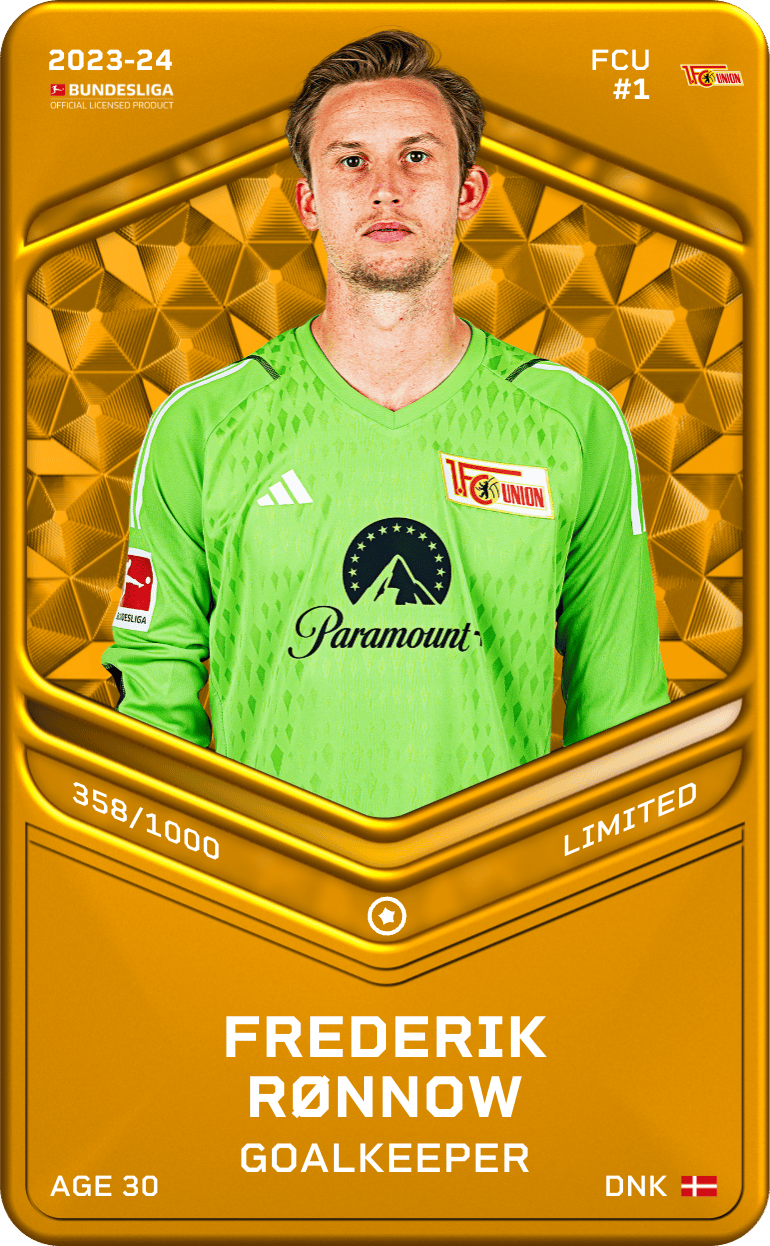 Frederik Rønnow 2023-24 • Limited 358/1000