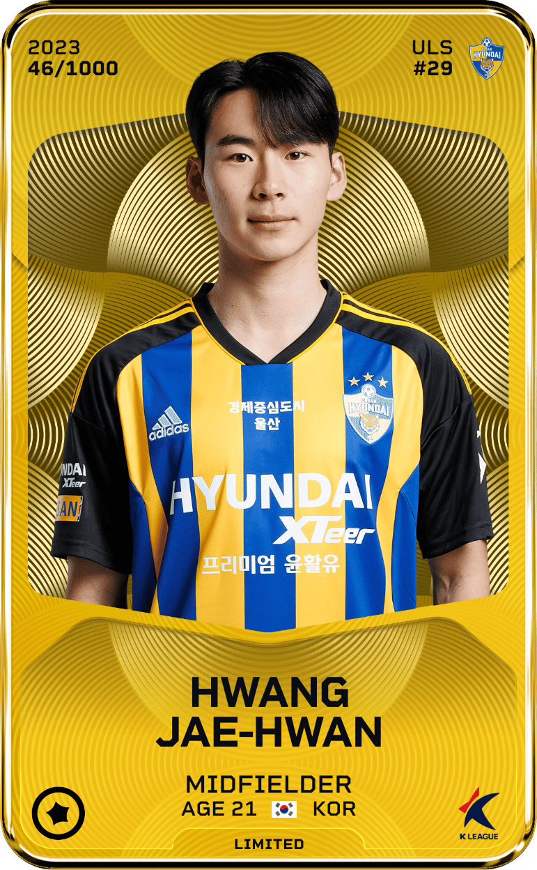 Hwang Jae-Hwan 2023-24 • Limited 46/1000
