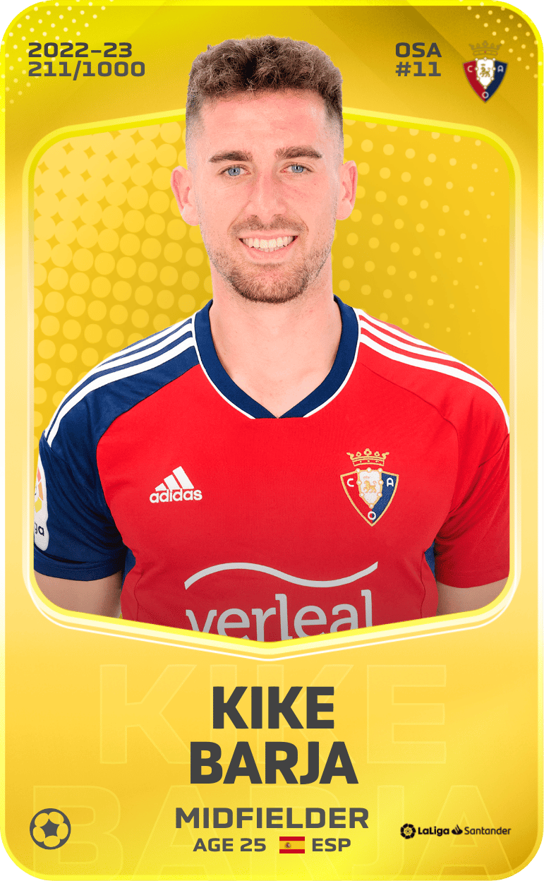 Kike Barja 2022-23 • Limited 211/1000