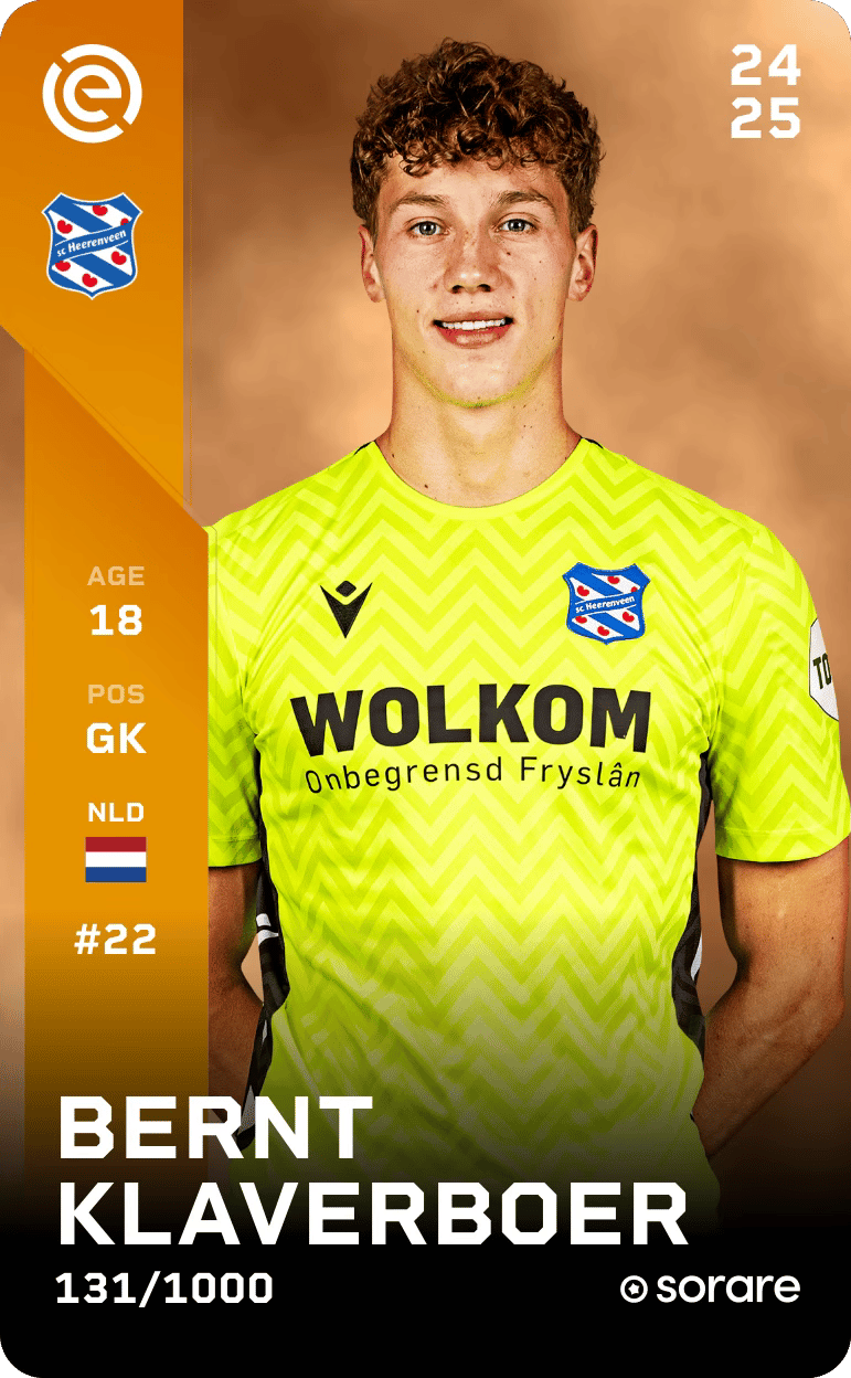 Bernt Klaverboer 2024-25 • Limited 131/1000