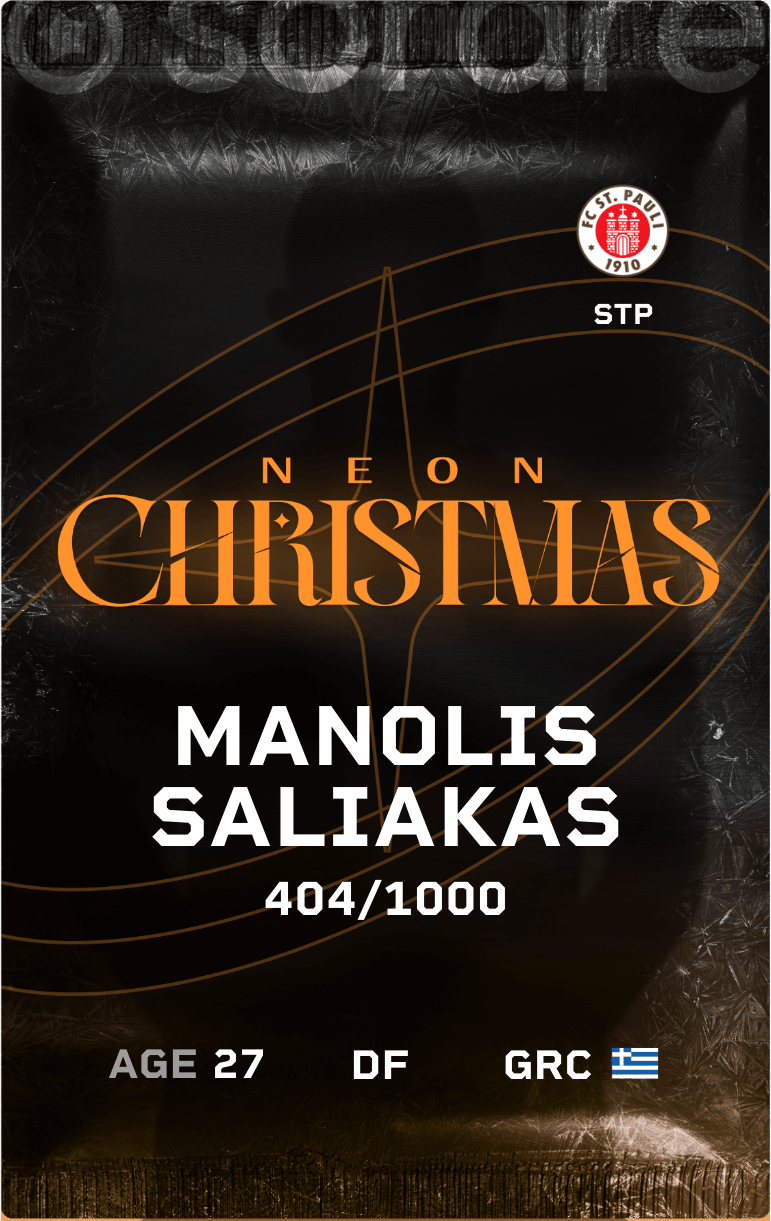 Manolis Saliakas 2024-25 • Limited 404/1000