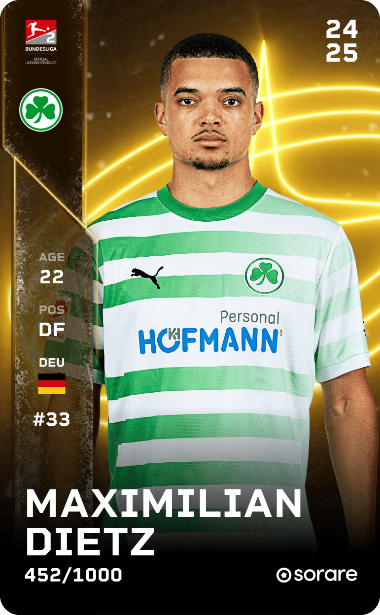 Maximilian Dietz 2024-25 • Limited 452/1000
